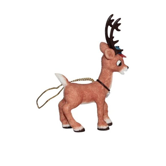 VTG Enesco Rudolph The Red Nosed Reindeer Christmas Ornament Coach Comet 1999 - Picture 5 of 6